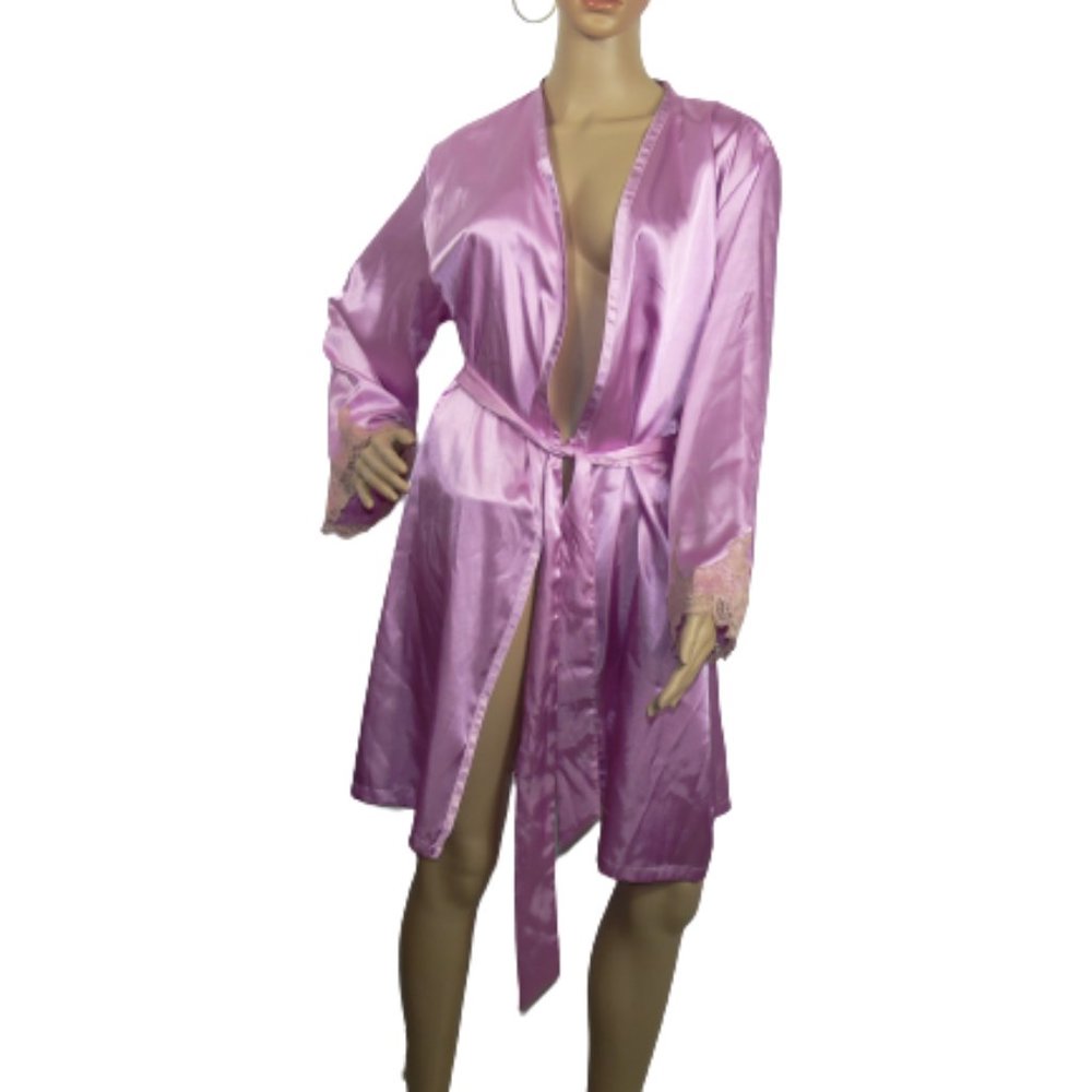 Long 100% Polyester Robe summer Ladies nightgowns